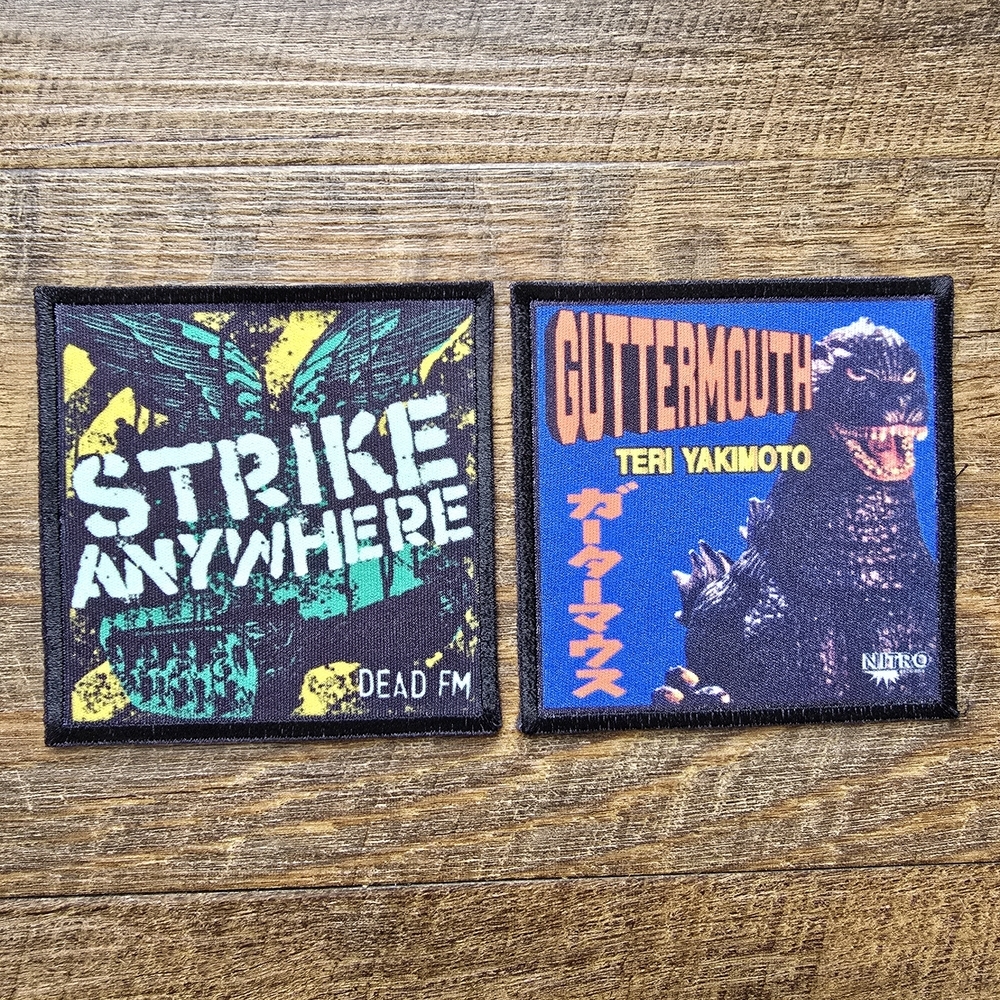Strike Anywhere Guttermouth Nitro Records Punk Patches